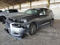 Infiniti Vehiculos salvage en venta: 2018 Infiniti QX60