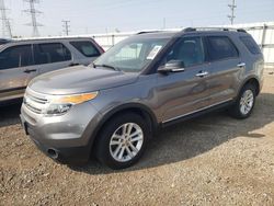 Salvage cars for sale from Copart Elgin, IL: 2014 Ford Explorer XLT