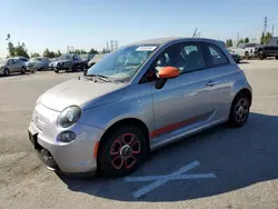 Salvage cars for sale at Rancho Cucamonga, CA auction: 2015 Fiat 500 Electric