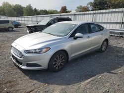 Salvage cars for sale at Grantville, PA auction: 2015 Ford Fusion S