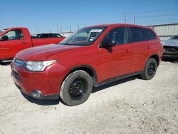 Salvage cars for sale at Haslet, TX auction: 2015 Mitsubishi Outlander ES