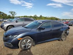 Salvage cars for sale at Des Moines, IA auction: 2019 Honda Civic LX