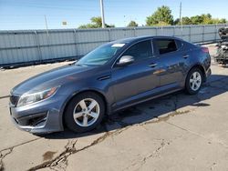 Salvage cars for sale at Littleton, CO auction: 2015 KIA Optima LX