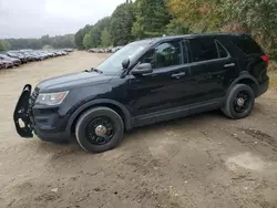 Ford salvage cars for sale: 2018 Ford Explorer Police Interceptor