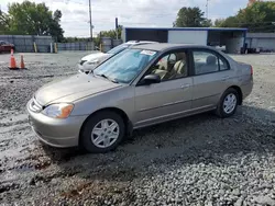 Honda salvage cars for sale: 2003 Honda Civic LX