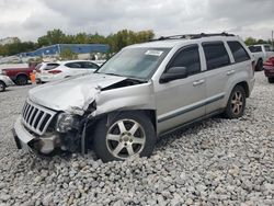 Salvage cars for sale at Barberton, OH auction: 2008 Jeep Grand Cherokee Laredo