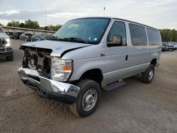 Salvage trucks for sale at Marlboro, NY auction: 2011 Ford Econoline E350 Super Duty Wagon