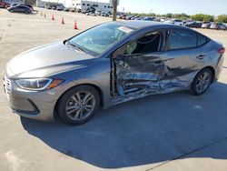 Vehiculos salvage en venta de Copart Grand Prairie, TX: 2018 Hyundai Elantra SEL