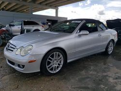 Salvage cars for sale at West Palm Beach, FL auction: 2009 Mercedes-Benz CLK 350