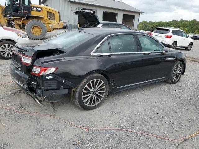 2019 Lincoln Continental Select