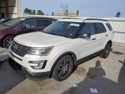 Salvage cars for sale at Kansas City, KS auction: 2017 Ford Explorer Sport