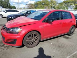 Salvage cars for sale at auction: 2017 Volkswagen GTI Sport