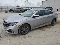 Salvage cars for sale from Copart Jacksonville, FL: 2020 Honda Civic EX