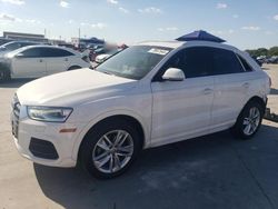 Salvage cars for sale at Grand Prairie, TX auction: 2016 Audi Q3 Premium Plus