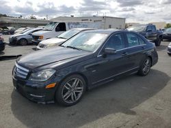 Salvage cars for sale at Martinez, CA auction: 2012 Mercedes-Benz C 250