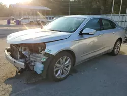 Salvage cars for sale at Savannah, GA auction: 2018 Chevrolet Impala LT