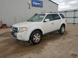 Salvage cars for sale from Copart Amarillo, TX: 2011 Ford Escape Limited