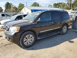 Salvage cars for sale at Wichita, KS auction: 2015 Nissan Armada Platinum