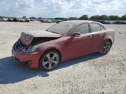 Salvage cars for sale at San Antonio, TX auction: 2013 Lexus IS 250