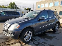 Salvage cars for sale at Littleton, CO auction: 2011 Mercedes-Benz ML 350 4matic