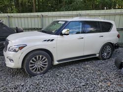 Salvage cars for sale at Windsor, NJ auction: 2017 Infiniti QX80 Base