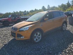 Salvage cars for sale at Windham, ME auction: 2016 Ford Escape SE