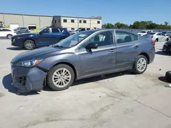 Salvage cars for sale at Wilmer, TX auction: 2018 Subaru Impreza Premium Plus