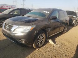 Salvage cars for sale at Elgin, IL auction: 2013 Nissan Pathfinder S