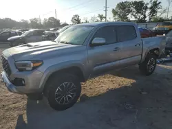 Salvage cars for sale at Riverview, FL auction: 2020 Toyota Tacoma Double Cab