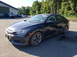 Salvage cars for sale at East Granby, CT auction: 2016 Honda Civic LX