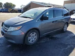 Salvage cars for sale at Hayward, CA auction: 2011 Honda Odyssey LX