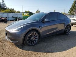 Salvage cars for sale at Bowmanville, ON auction: 2022 Tesla Model Y