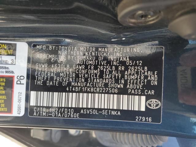 2012 Toyota Camry Base