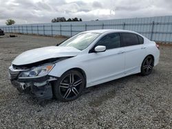 Honda salvage cars for sale: 2017 Honda Accord Sport