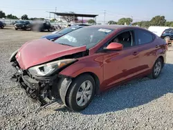 Salvage cars for sale at San Diego, CA auction: 2016 Hyundai Elantra SE