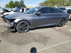 Salvage cars for sale at Moraine, OH auction: 2019 Honda Accord Sport