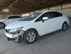 Honda salvage cars for sale: 2014 Honda Civic LX