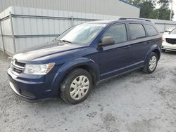 Salvage cars for sale at Gastonia, NC auction: 2017 Dodge Journey SE