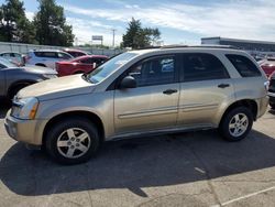 Salvage cars for sale at Moraine, OH auction: 2005 Chevrolet Equinox LS