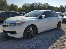 Salvage cars for sale at Madisonville, TN auction: 2017 Honda Accord Sport