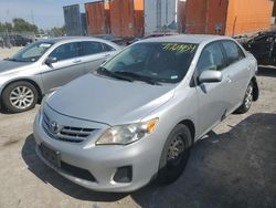 Toyota salvage cars for sale: 2013 Toyota Corolla Base