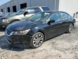 Salvage cars for sale at Jacksonville, FL auction: 2015 Honda Accord Sport