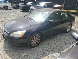 Salvage cars for sale at Waldorf, MD auction: 2006 Honda Accord EX