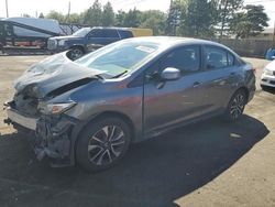 Salvage cars for sale from Copart Denver, CO: 2013 Honda Civic EX