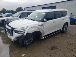 Salvage cars for sale at Shreveport, LA auction: 2018 Infiniti QX80 Base