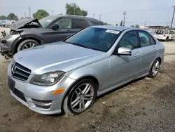 Salvage cars for sale at Los Angeles, CA auction: 2014 Mercedes-Benz C 250