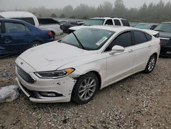 Salvage cars for sale at Memphis, TN auction: 2017 Ford Fusion SE