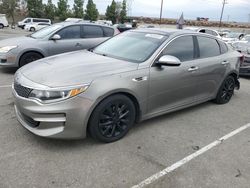 Salvage cars for sale at Rancho Cucamonga, CA auction: 2016 KIA Optima EX