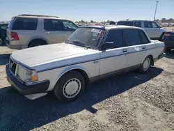 Volvo 240 Base salvage cars for sale: 1990 Volvo 240 Base