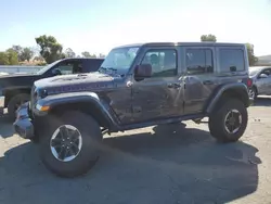 Salvage cars for sale at Martinez, CA auction: 2018 Jeep Wrangler Unlimited Rubicon